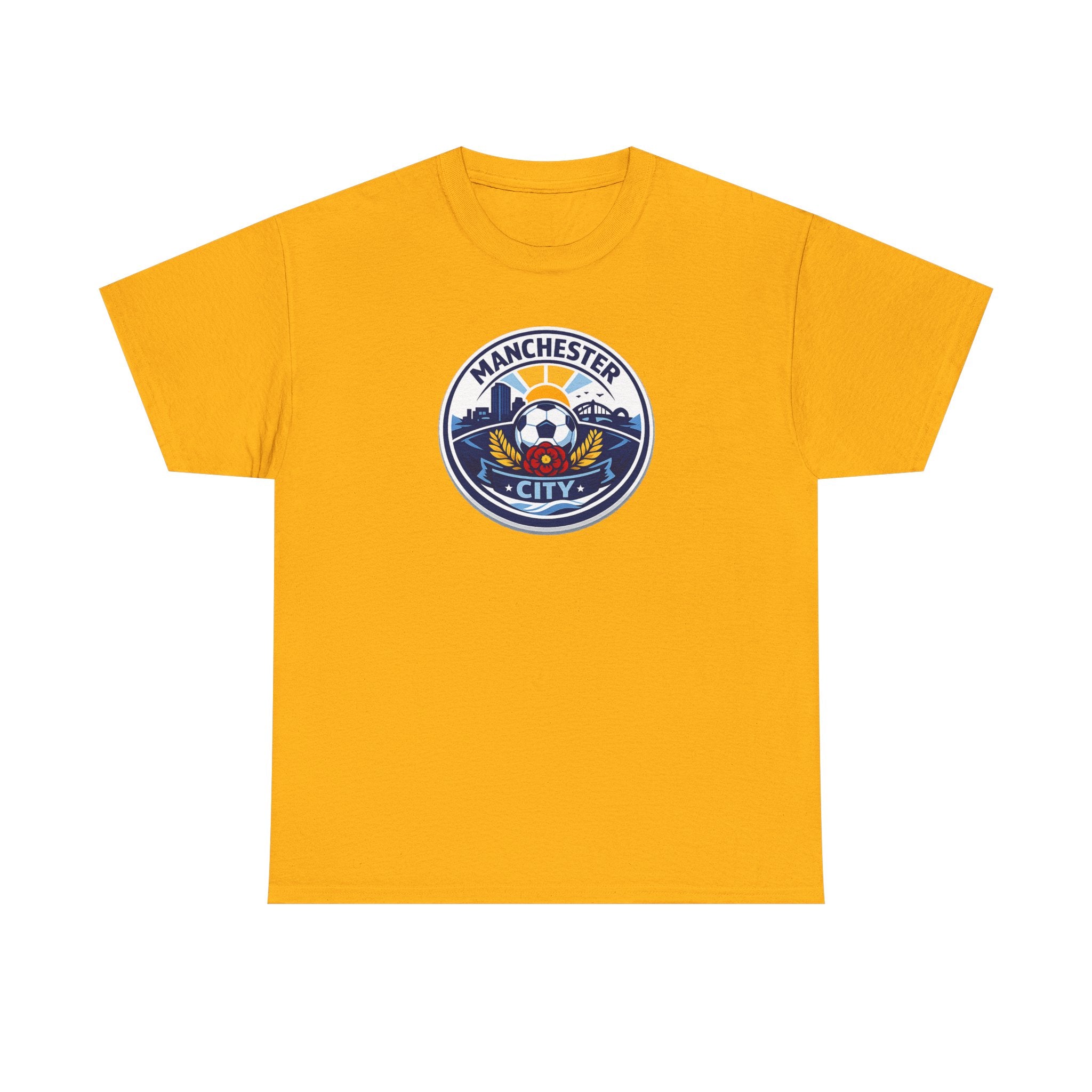 Manchester City Crest T-Shirt — Soccer Fan Tee