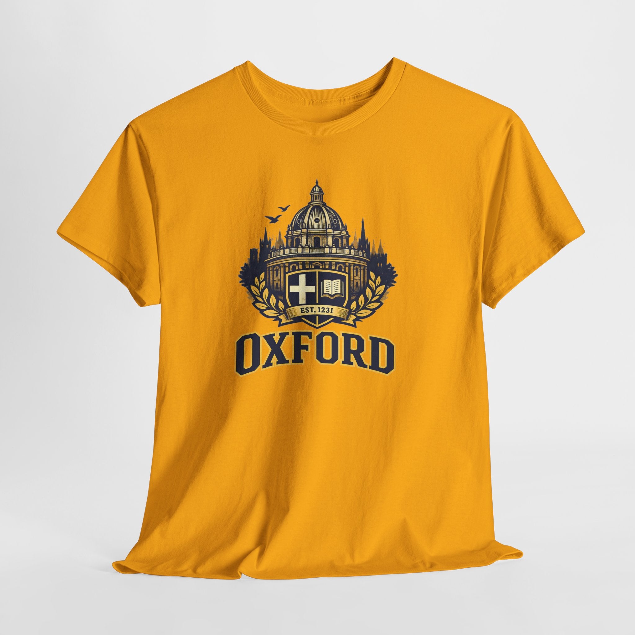 Oxford Crest T-Shirt — Vintage University Graphic Tee