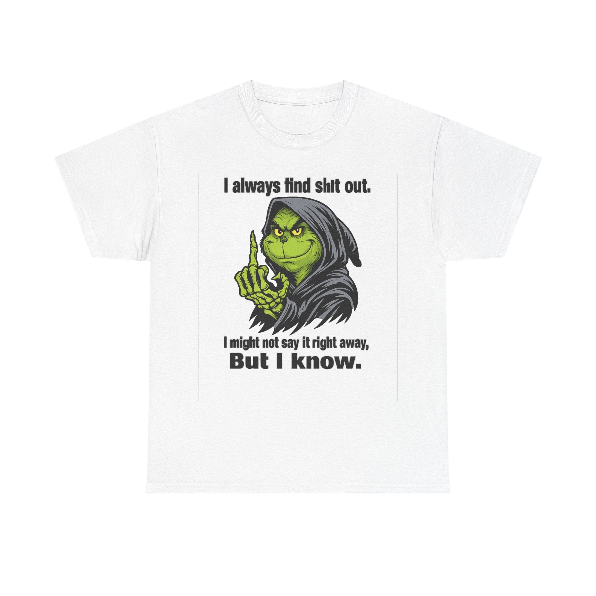 Reaper Witch Graphic Tee — "I Always Find Shit Out. I Might Not Say It Right Away, But I Know."
