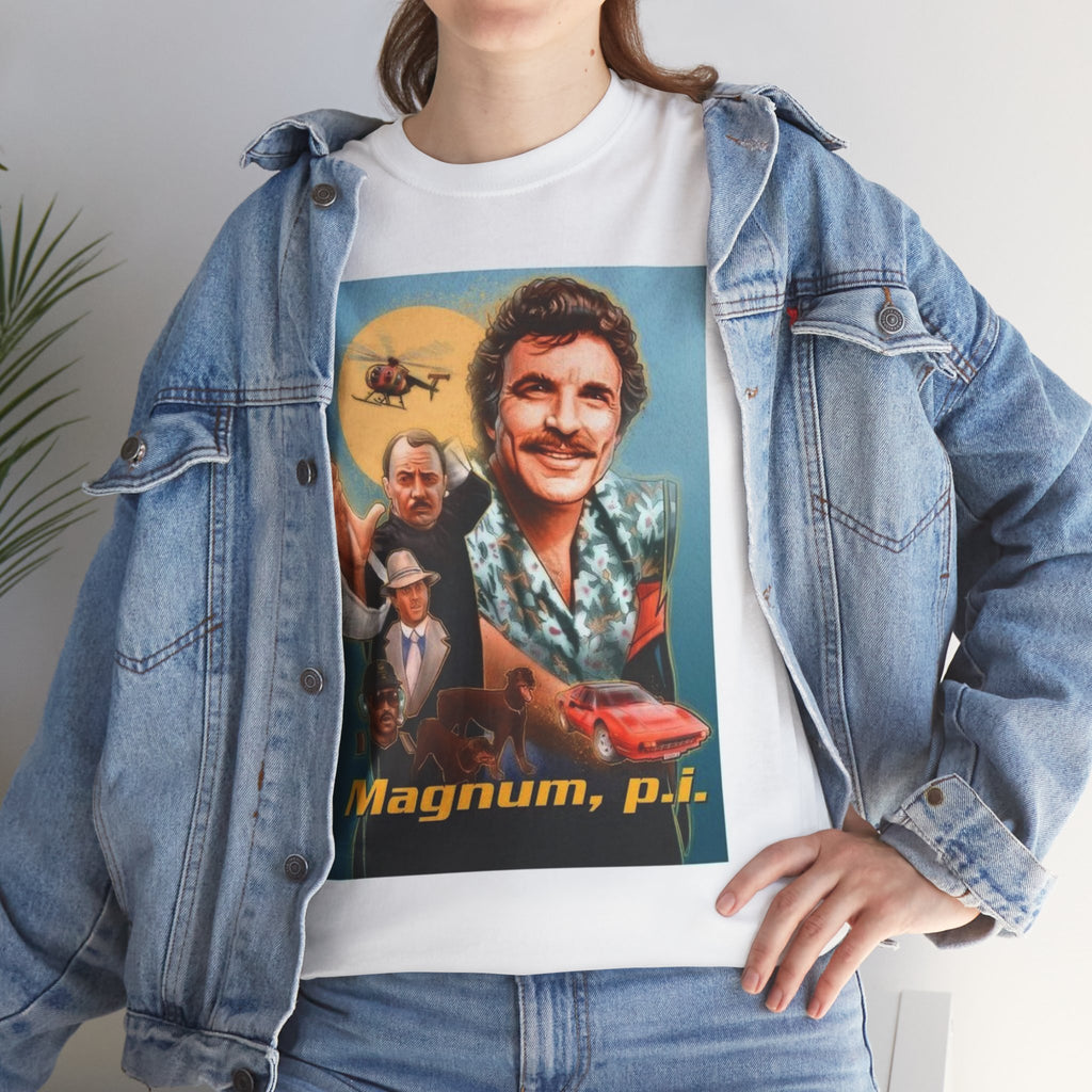 Magnum, P.I. Retro TV Show Inspired Cotton T-Shirt