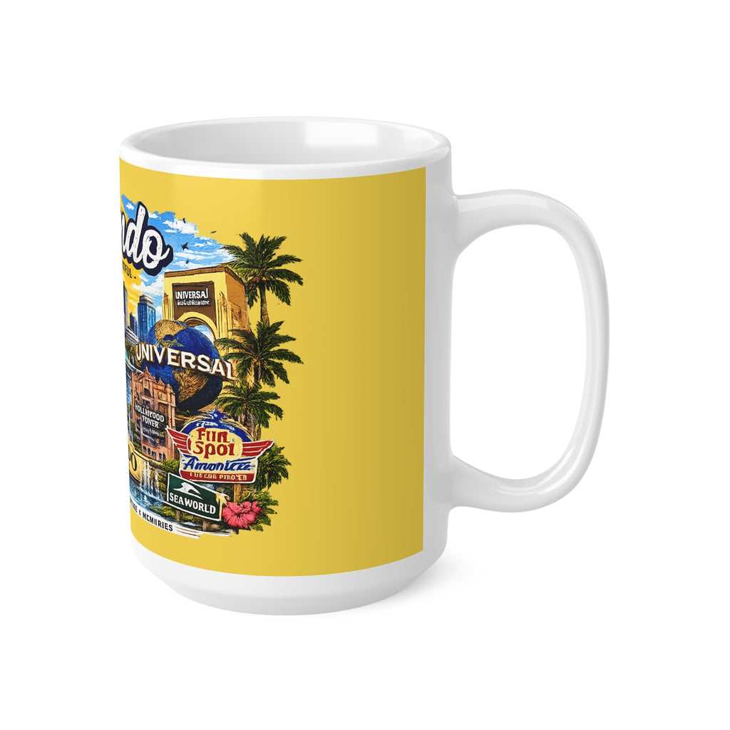 Orlando Souvenir Coffee Mug — ‘Orlando The City Beautiful’ 11oz & 15oz Ceramic