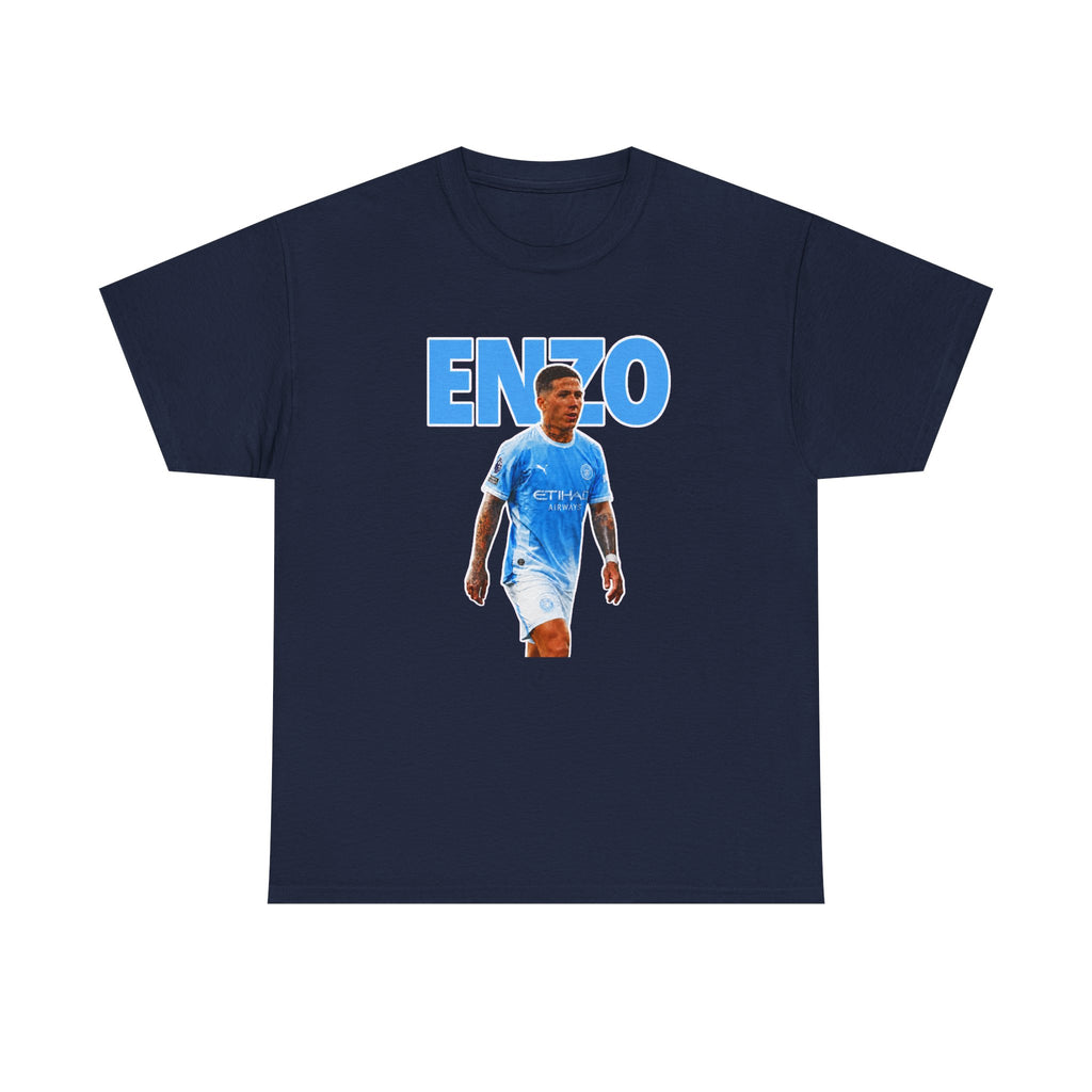 Enzo Fernandez Manchester City Inspired Cotton T-Shirt