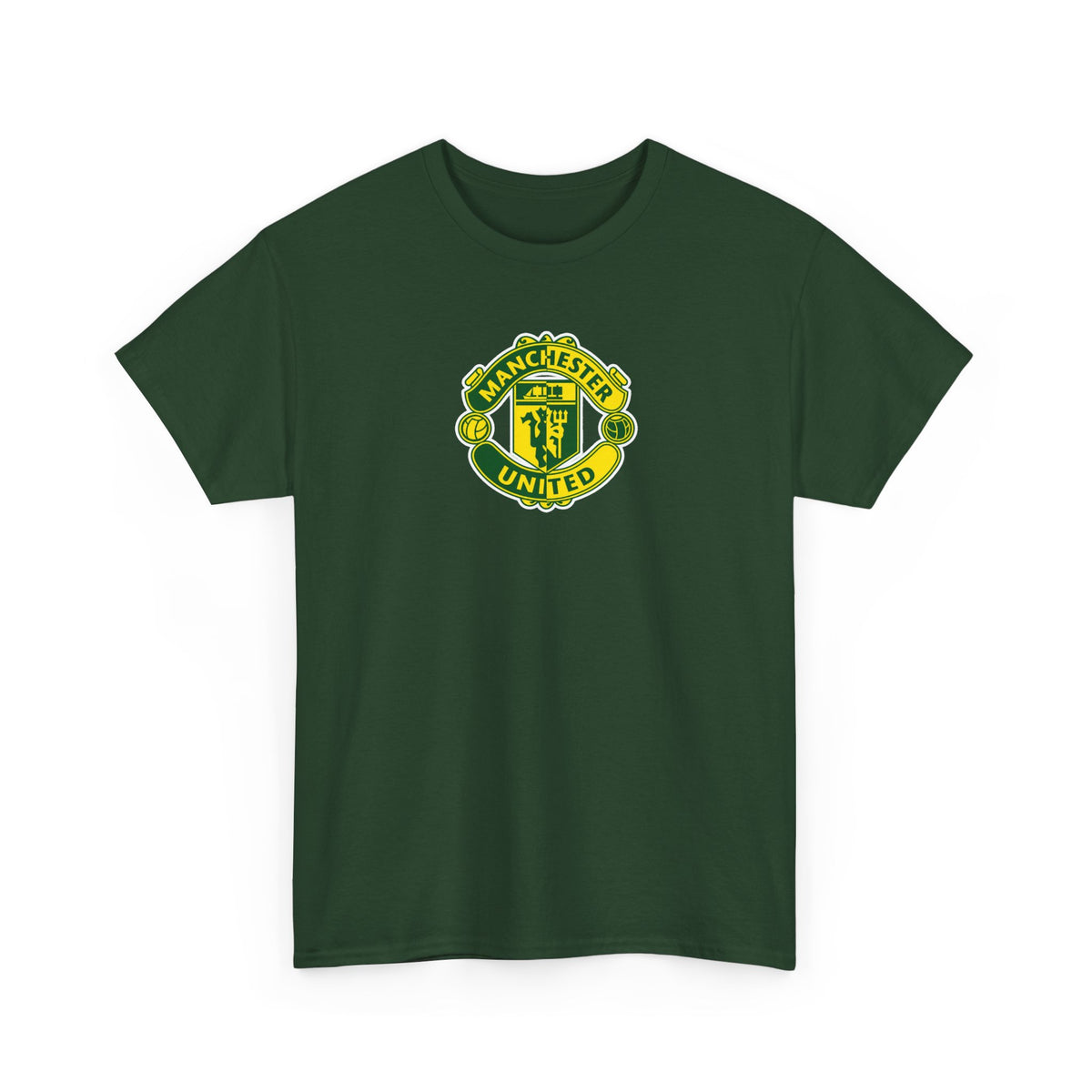 Manchester United Retro Crest Cotton T-Shirt