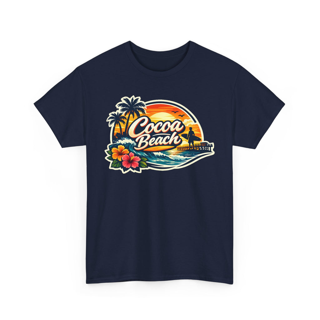 Cocoa Beach Vintage Sunset T-Shirt