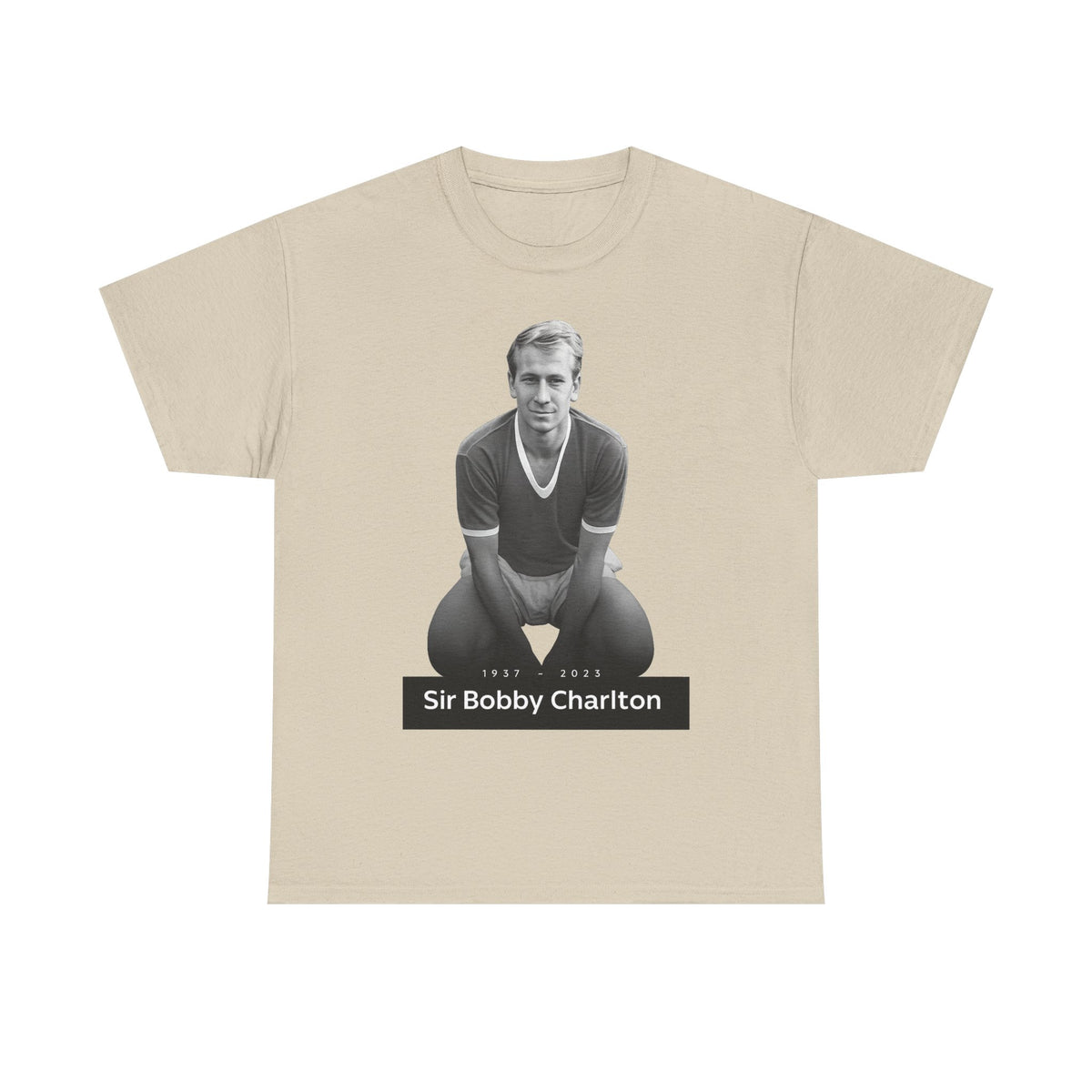 Sir Bobby Charlton Football Legend Cotton T‑Shirt