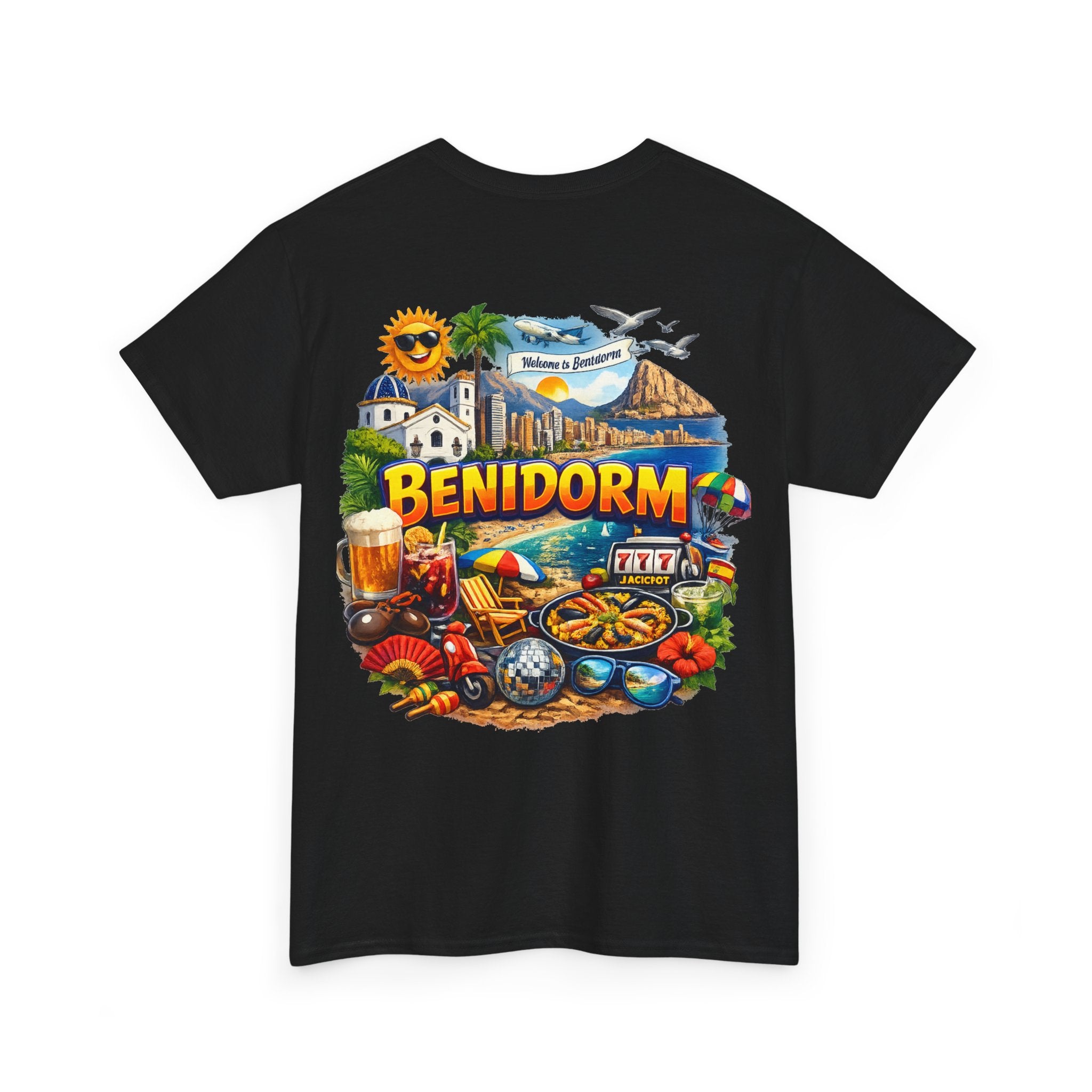 Benidorm Souvenir T‑Shirt — Spain Beach Holiday Graphic Tee