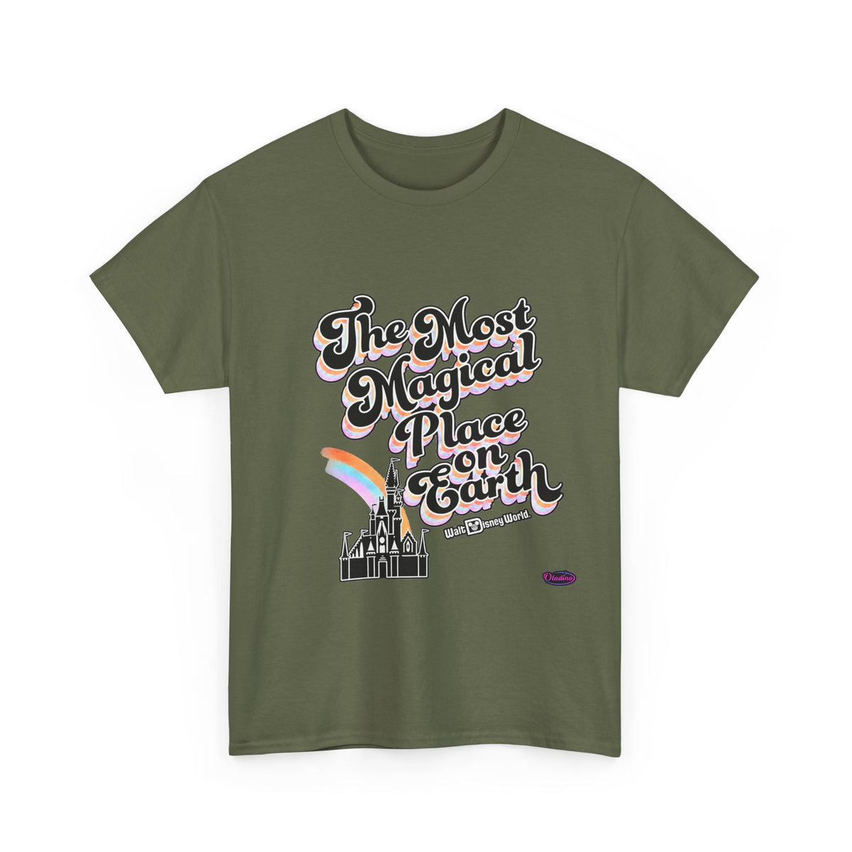 Most magical place in earth Disney inspired Unisex Heavy Cotton Tee