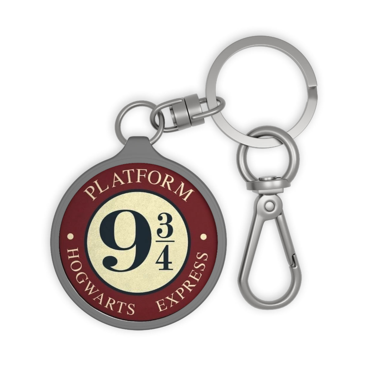 Platform 9 3/4 Hogwarts Express Keyring Tag