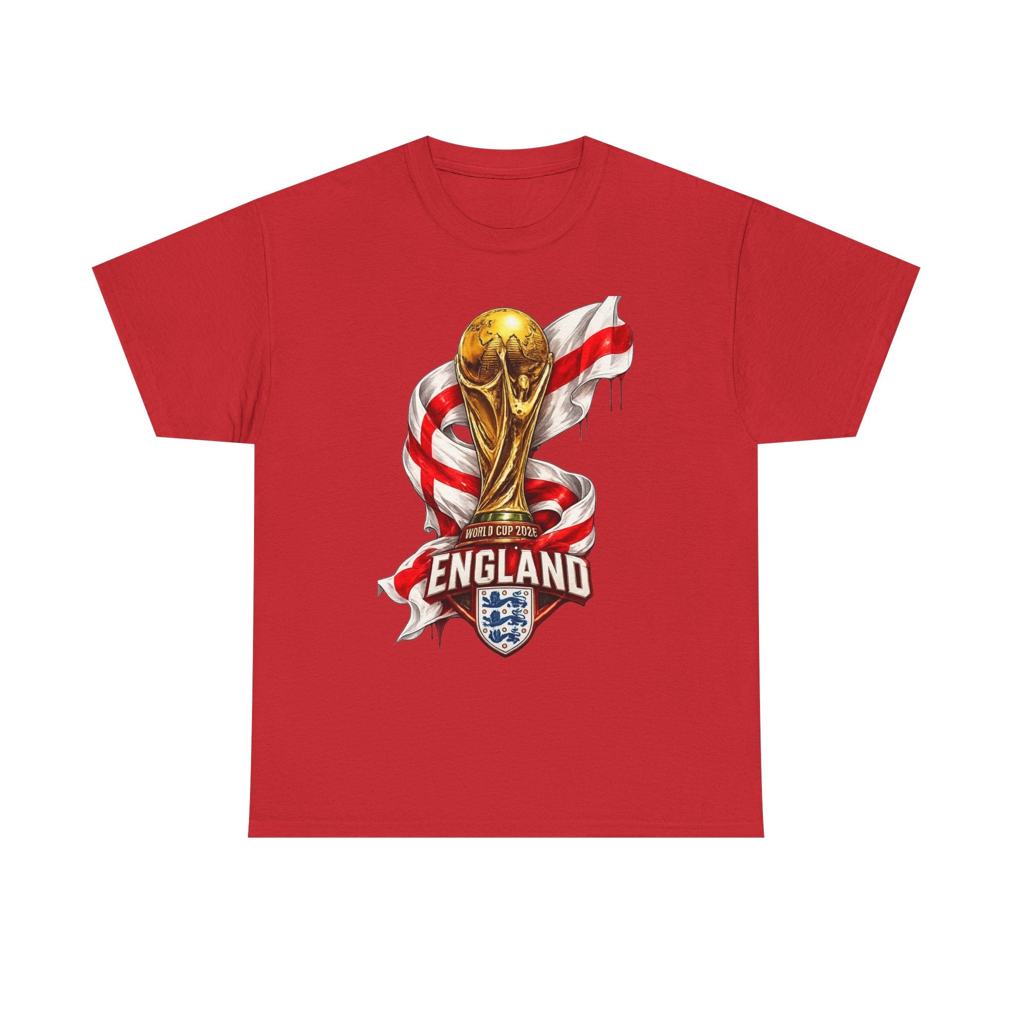 England World Cup Trophy T‑Shirt — St George's Cross Football Fan Tee