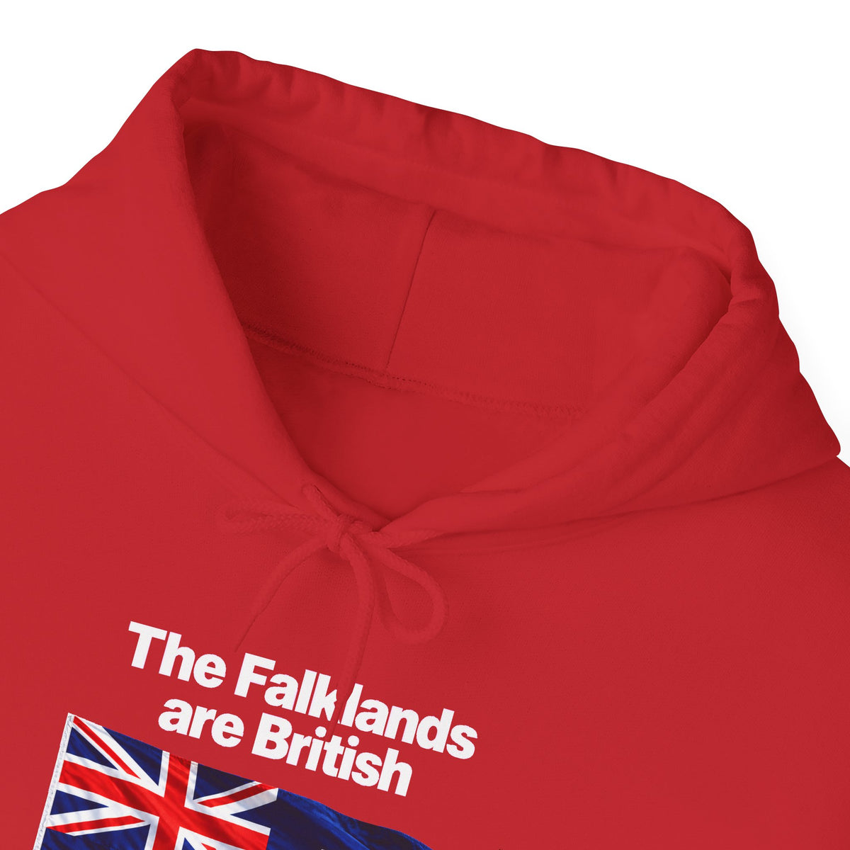 Falklands Are British Hoodie – Bilingual 'Las Malvinas son británicas' Flag Pullover