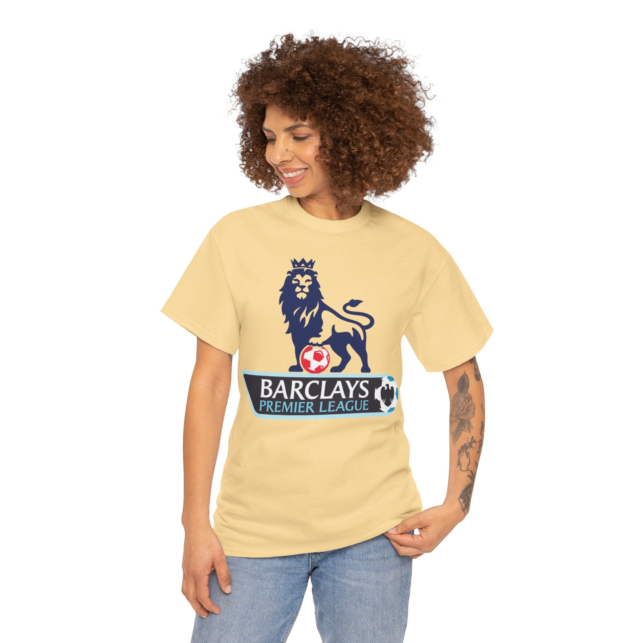 Premier League Lion Tee — Barclays Football Fan Shirt