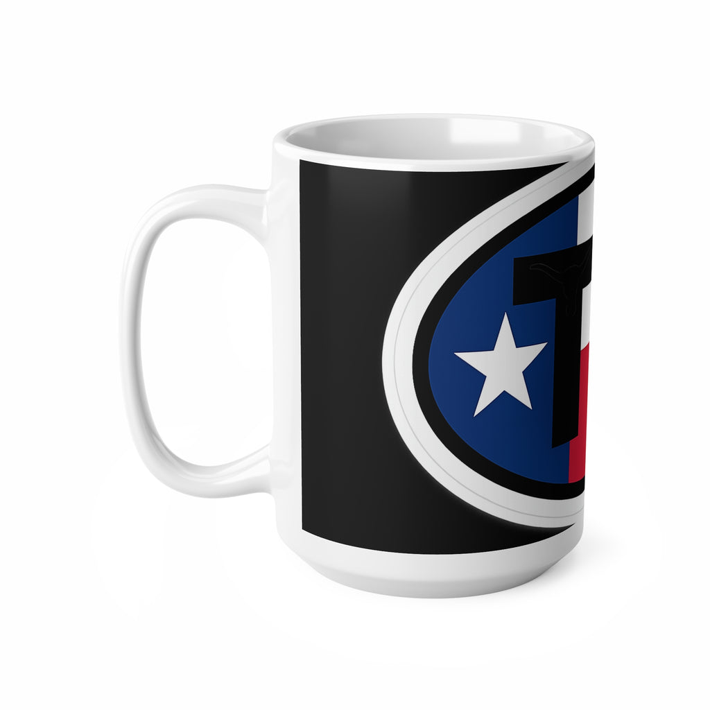 TX Texas Flag Coffee Mug — 11oz & 15oz Ceramic Cup