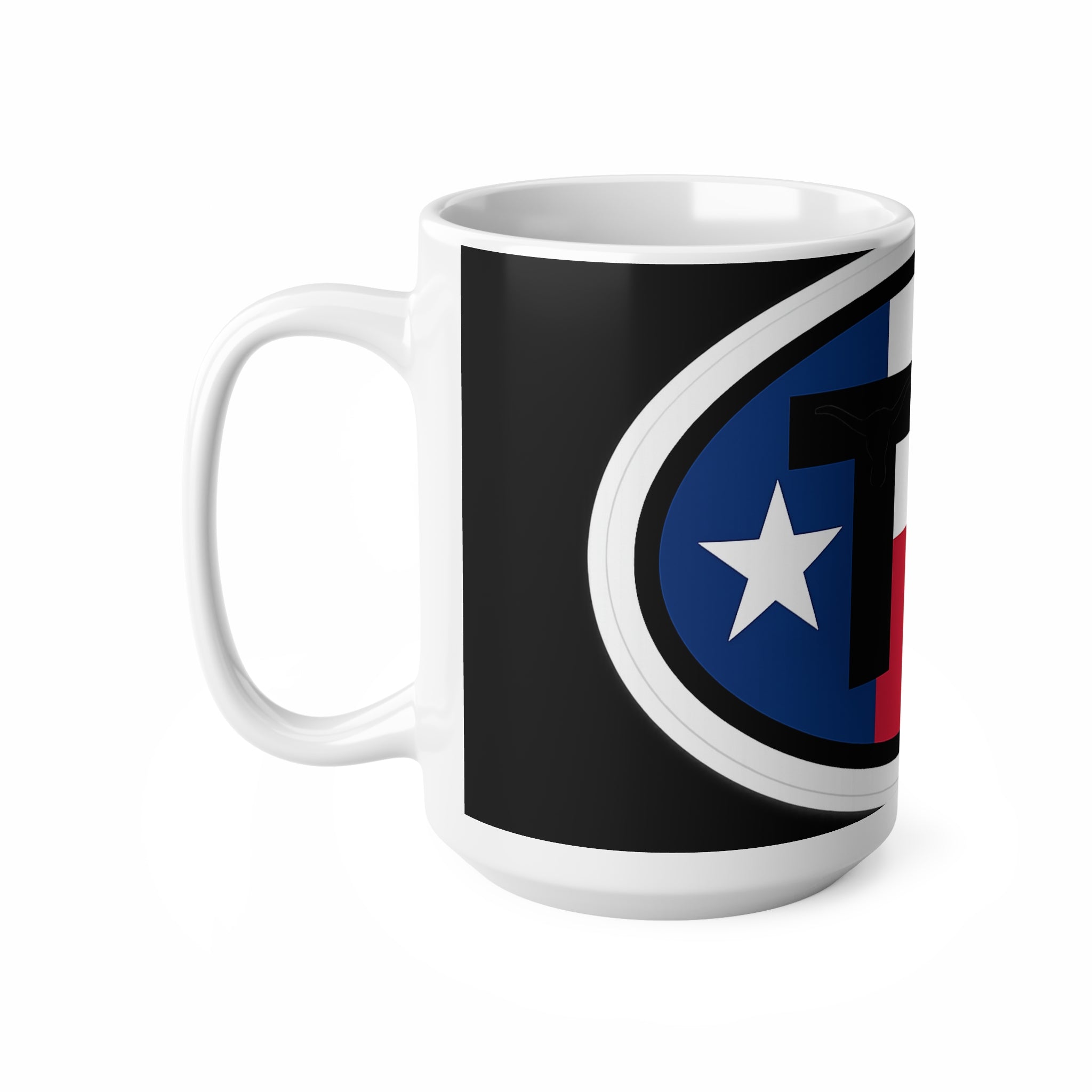 TX Texas Flag Coffee Mug — 11oz & 15oz Ceramic Cup