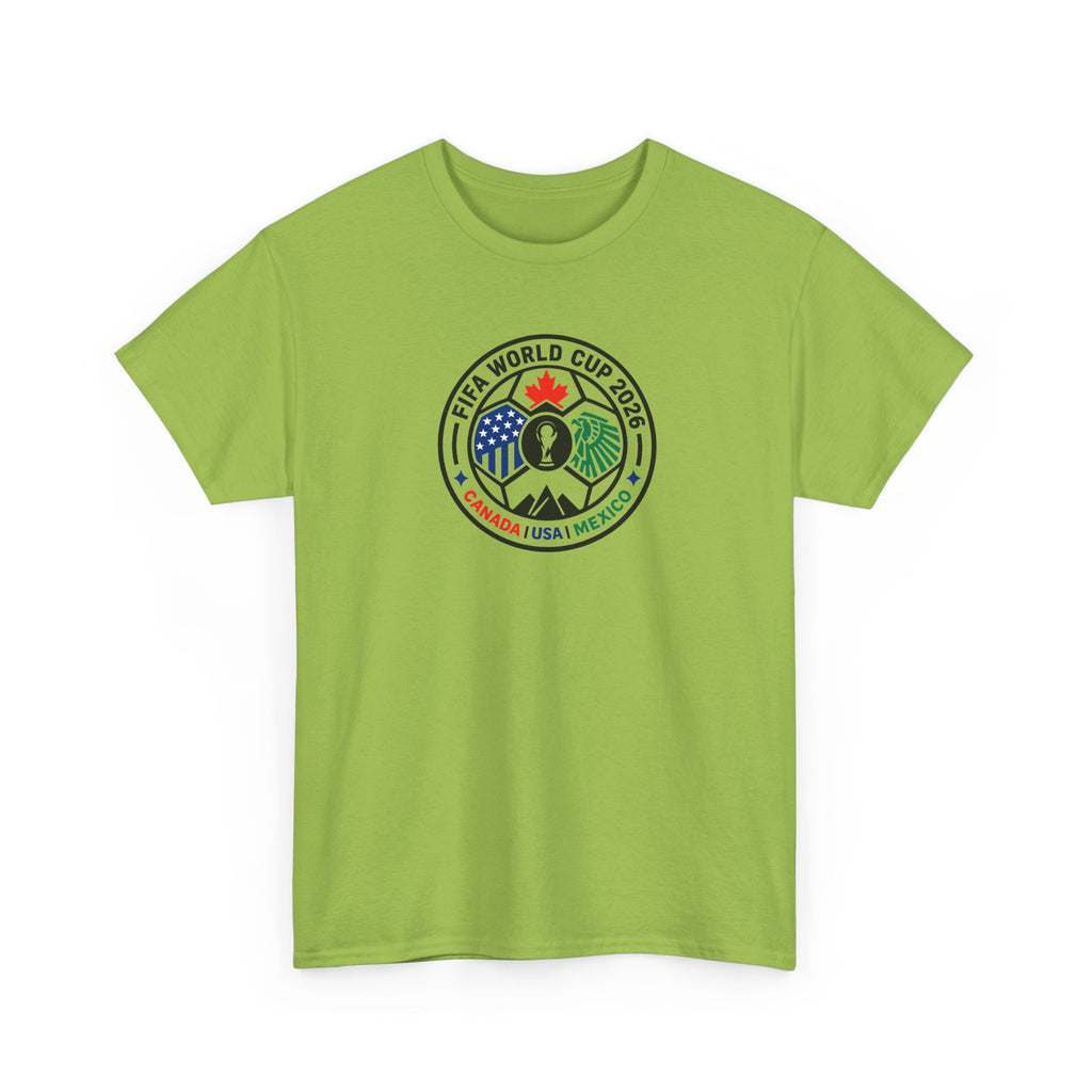 World Cup 2026 Soccer Tee — Canada USA Mexico Crest