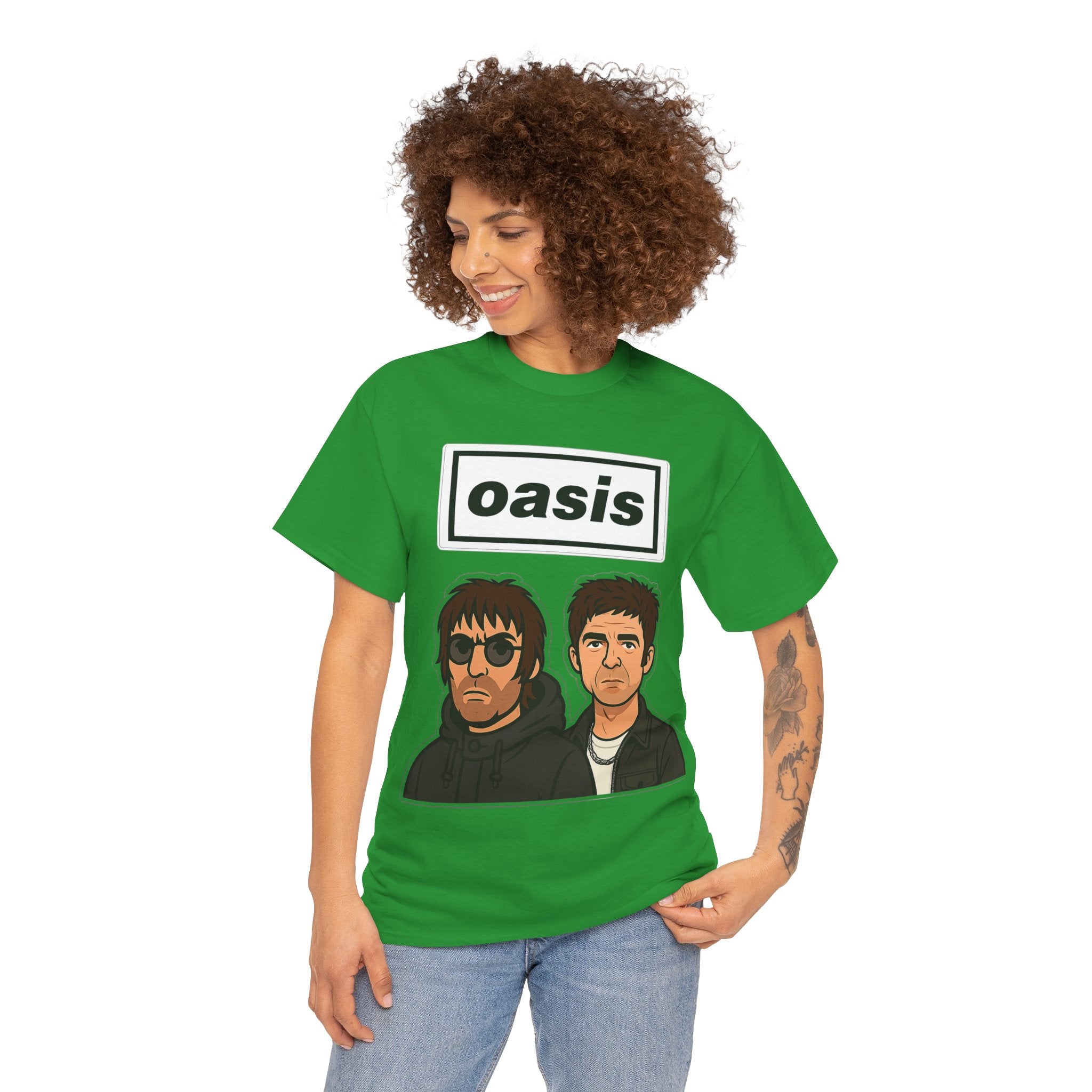 Oasis Inspired Unofficial Band Logo Tee — 'oasis' Graphic T-Shirt