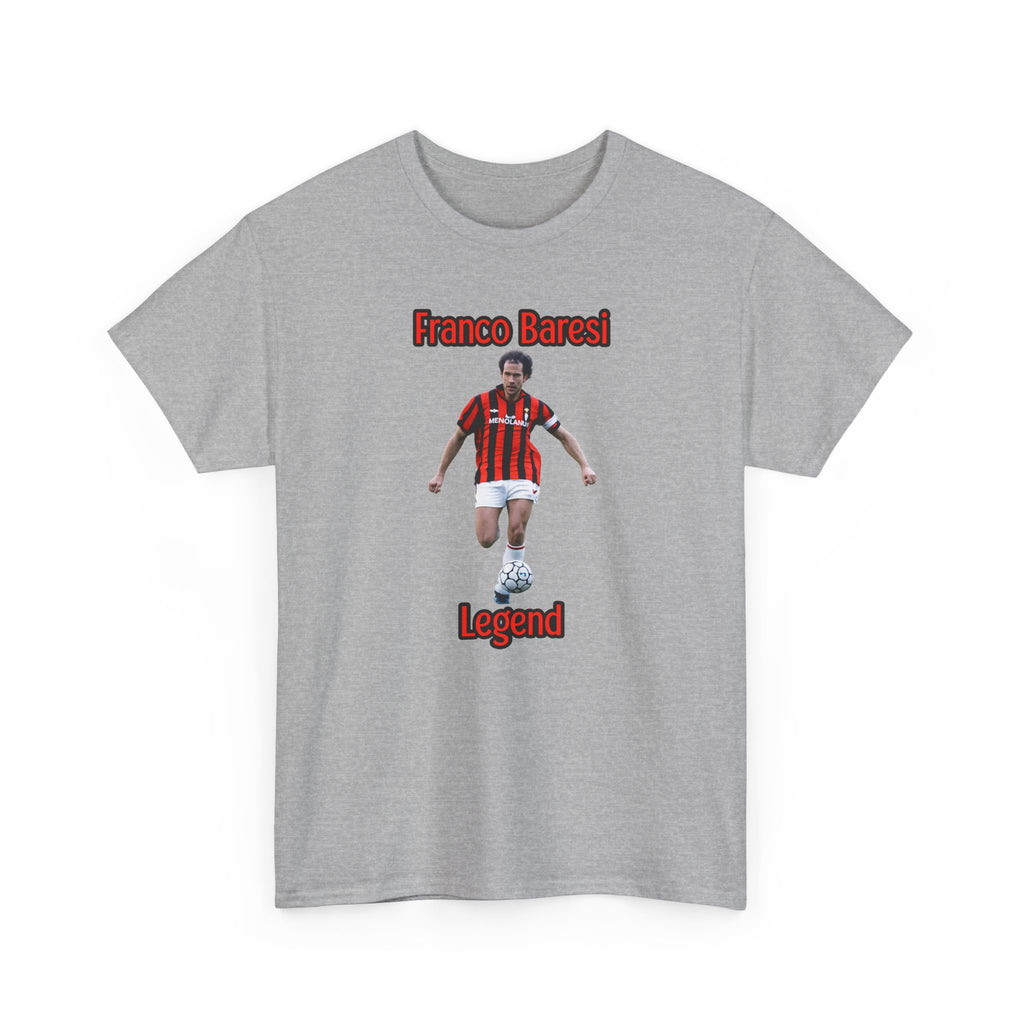 Franco Baresi Legend Tee — AC Milan Retro Soccer Graphic T-Shirt