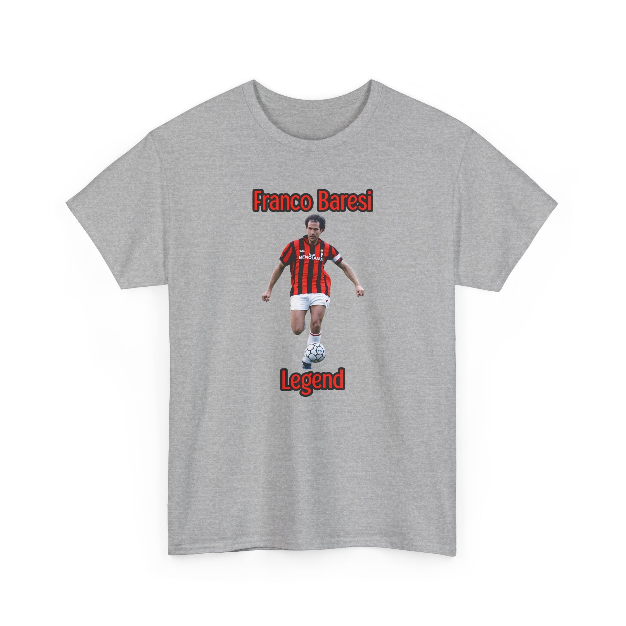 Franco Baresi Legend Tee — AC Milan Retro Soccer Graphic T-Shirt