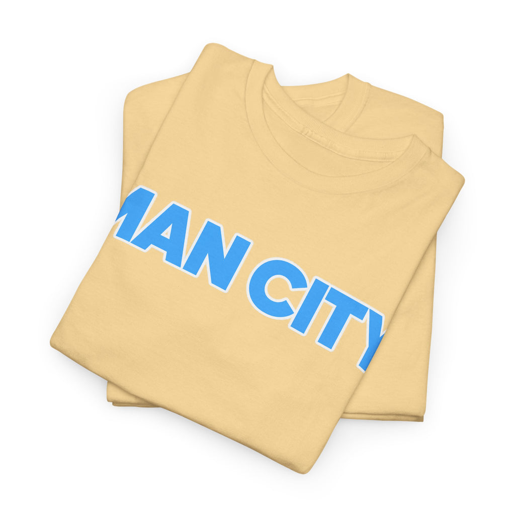 Man City Cotton T‑Shirt — Minimal Football Fan Tee