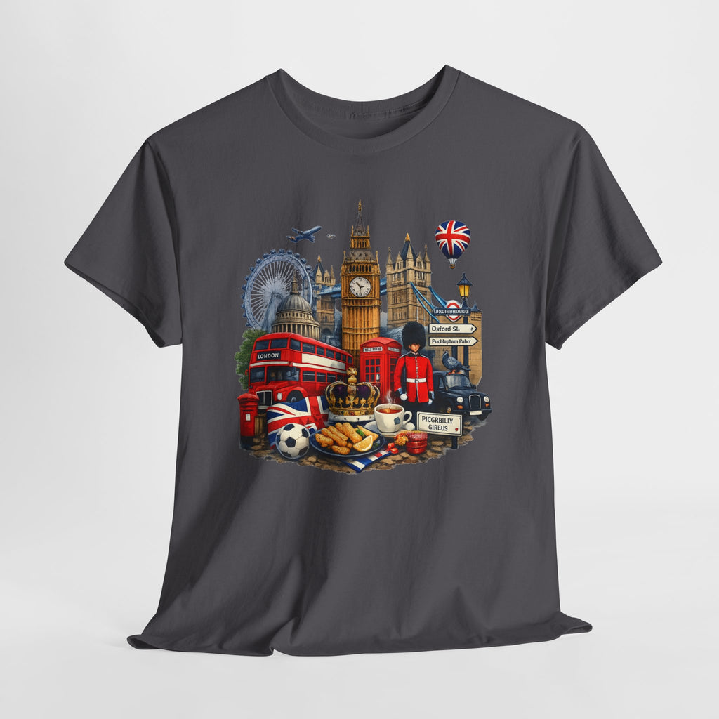 London Landmarks T‑Shirt — British Icons Collage Tee