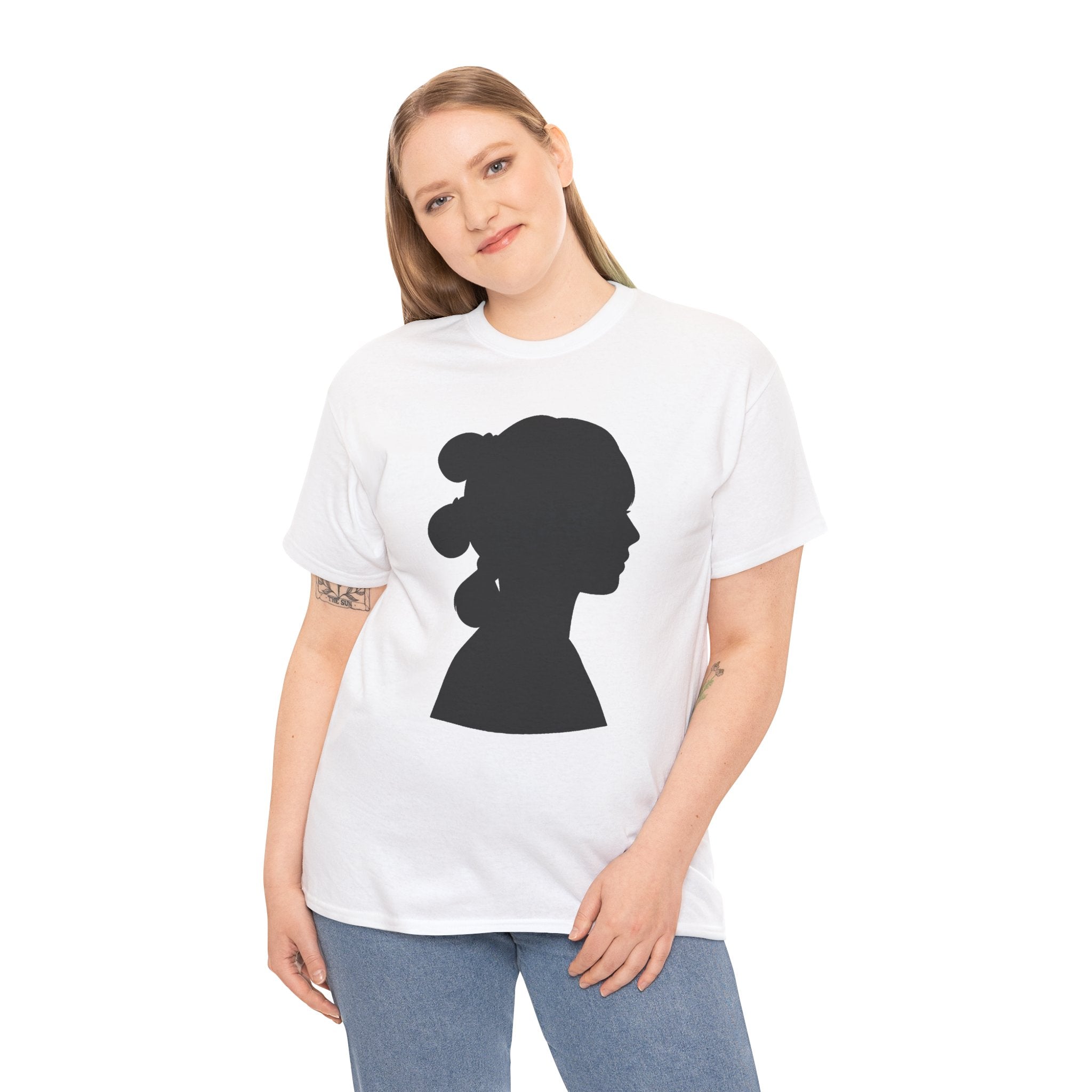 Princess Leia Star Wars Silhouette Profile Tee — Classic Portrait T‑Shirt