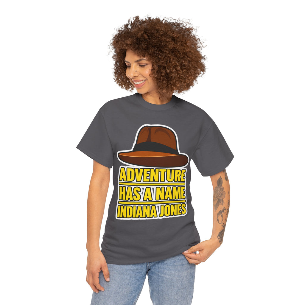 Adventure Has a Name Indiana Jones Graphic Cotton T-Shirt