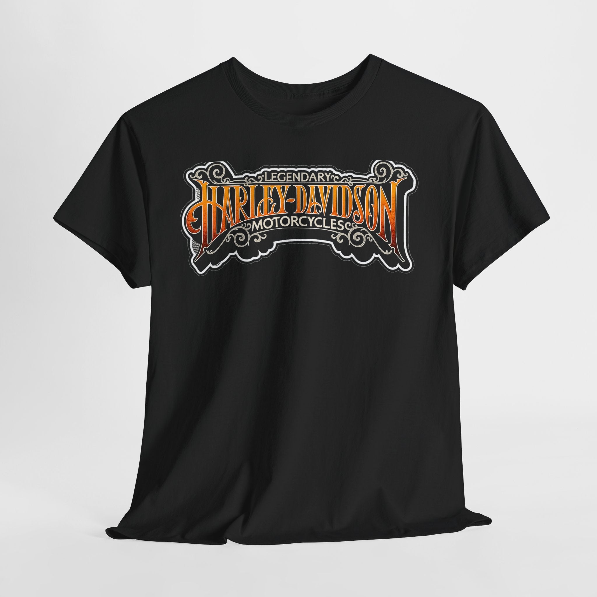 Harley-Davidson Vintage Logo Tee — Retro Motorcycle Graphic T-Shirt