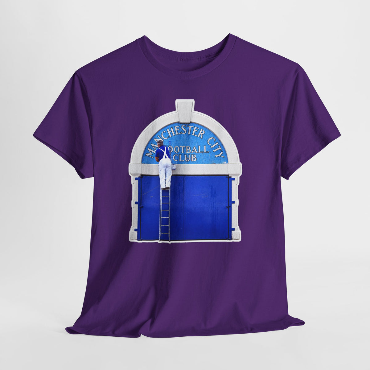 Manchester City Maine Road Inspired Cotton T-Shirt