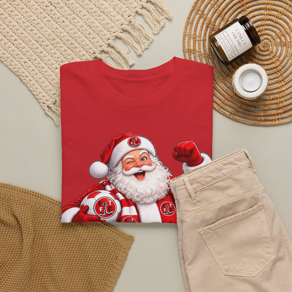 Santa Is a Fleetwood Fan Cotton T-Shirt