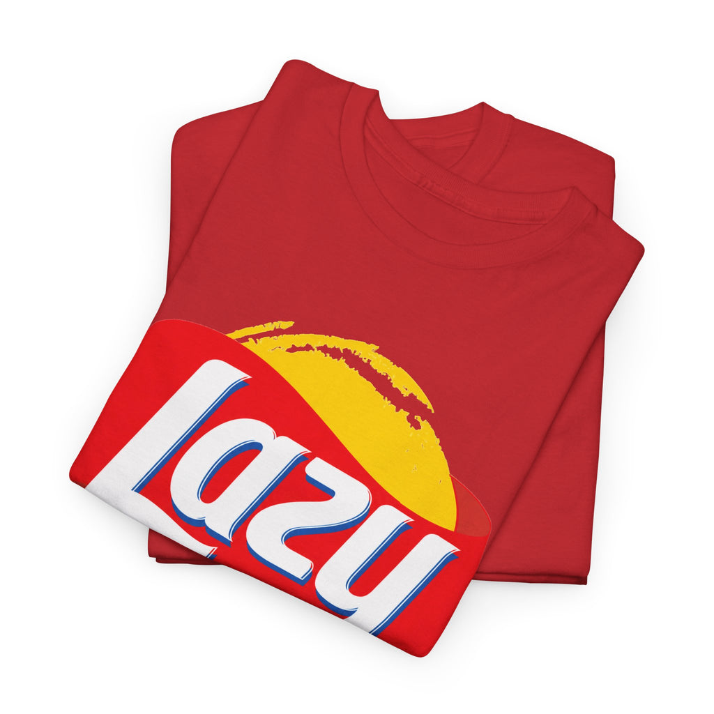 Lazy Logo T‑Shirt — Retro Snack-Inspired Graphic Tee