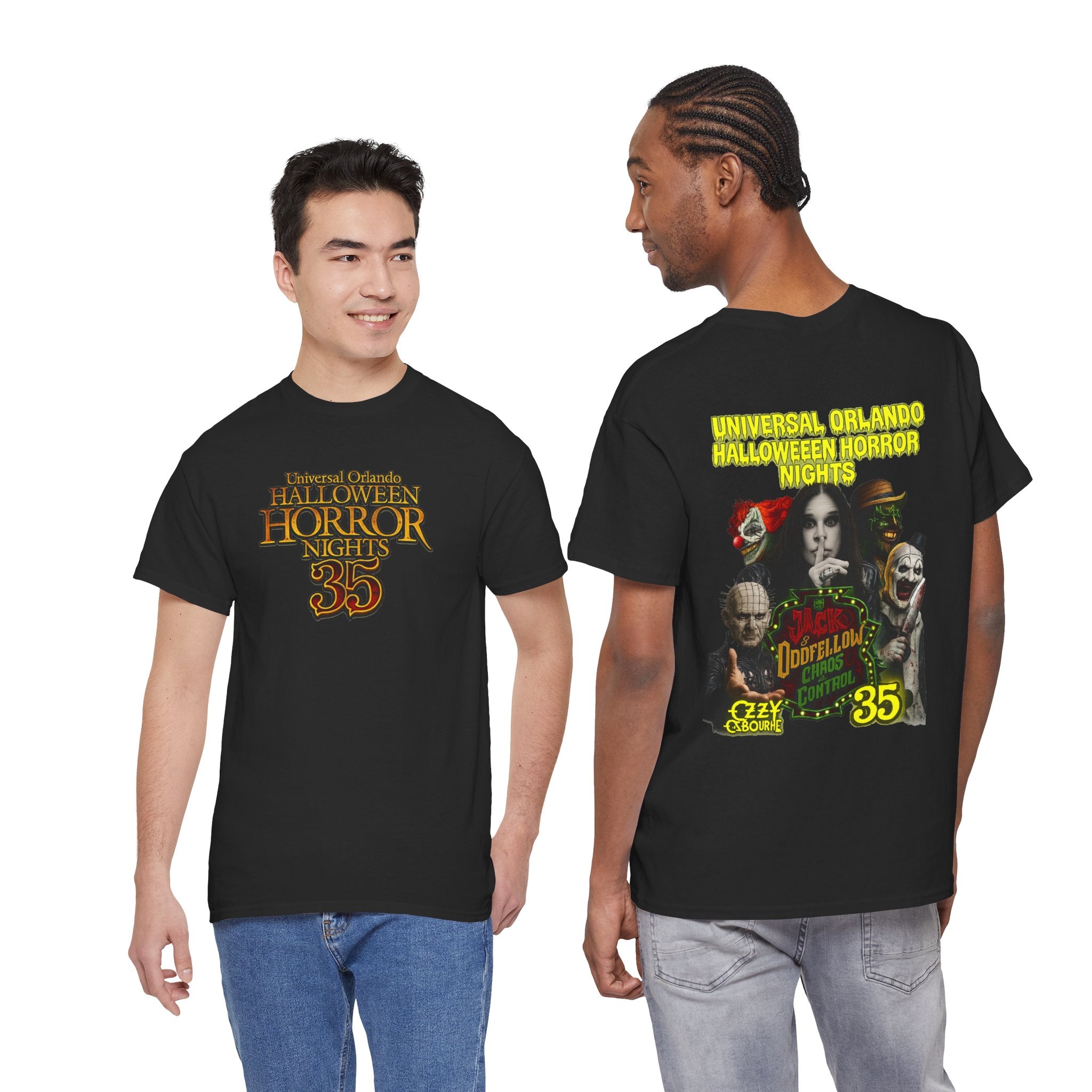 Halloween Horror Nights 35 T‑Shirt — Universal Orlando Vintage Horror Tee