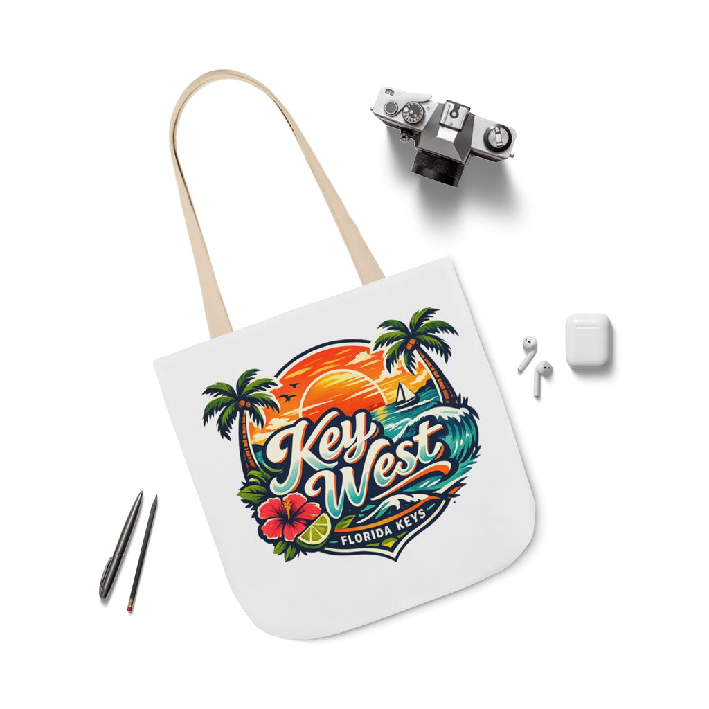 Key West Sunset Canvas Tote