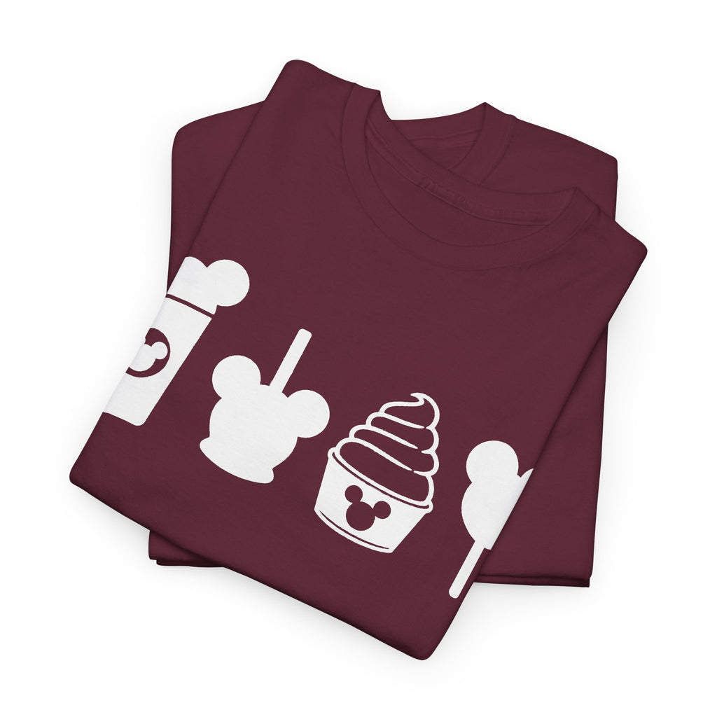 Disney snacks inspired Unisex Heavy Cotton Tee
