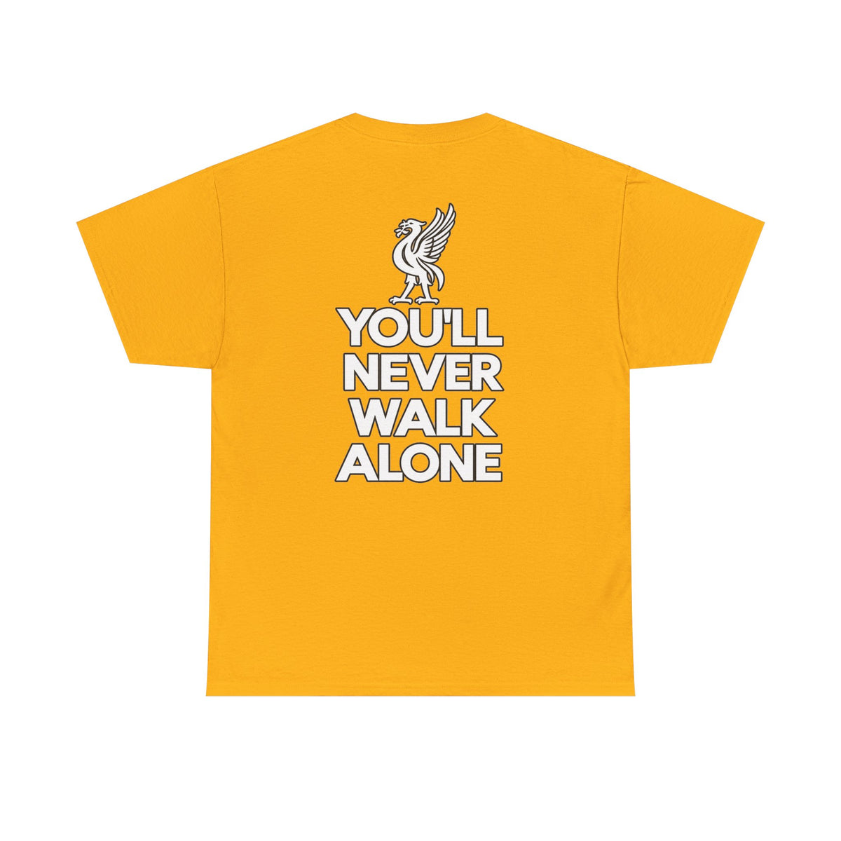 You'll Never Walk Alone T‑Shirt — Liverpool FC Crest Cotton Tee