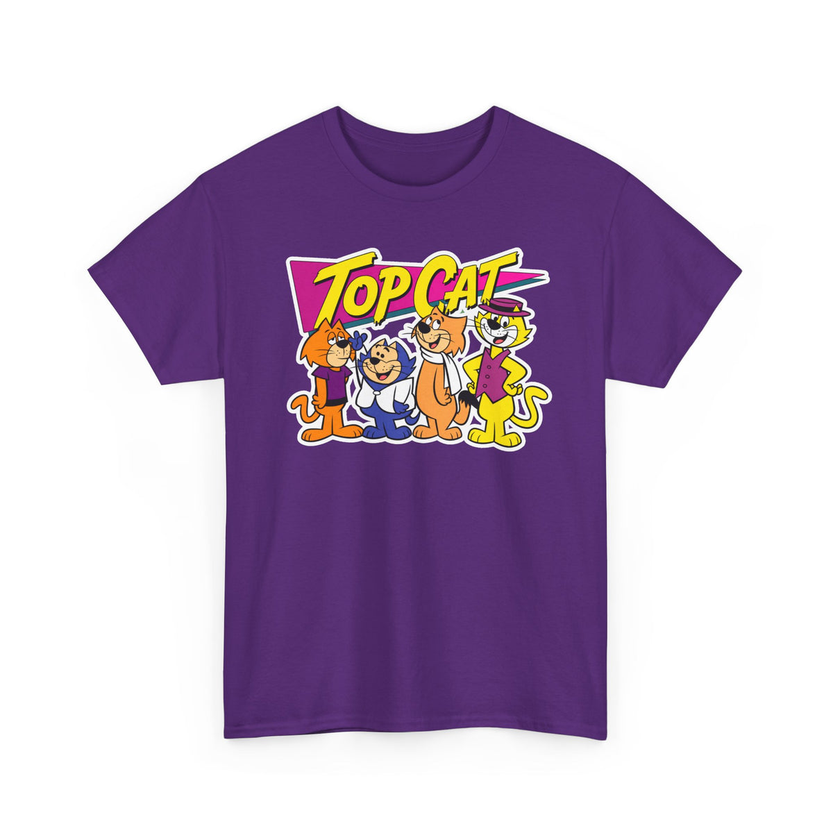 Top Cat Retro Cartoon Cotton T-Shirt / Tee