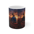 Superman Ceramic Mug - Epic Sunset Hero Portrait Coffee Cup (11oz & 15oz)