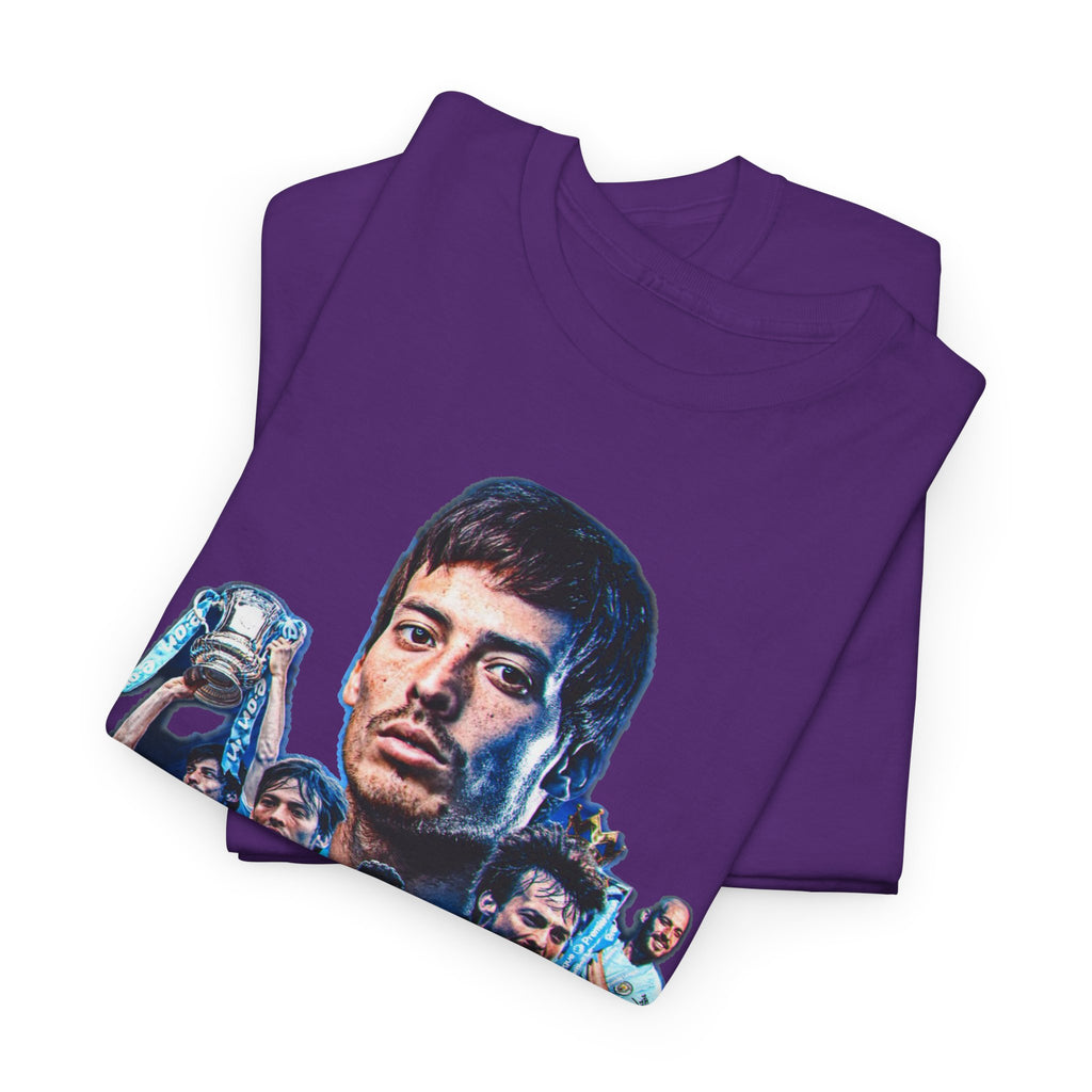 David Silva Manchester City Soccer Tee — Classic Player Portrait Football Shirt