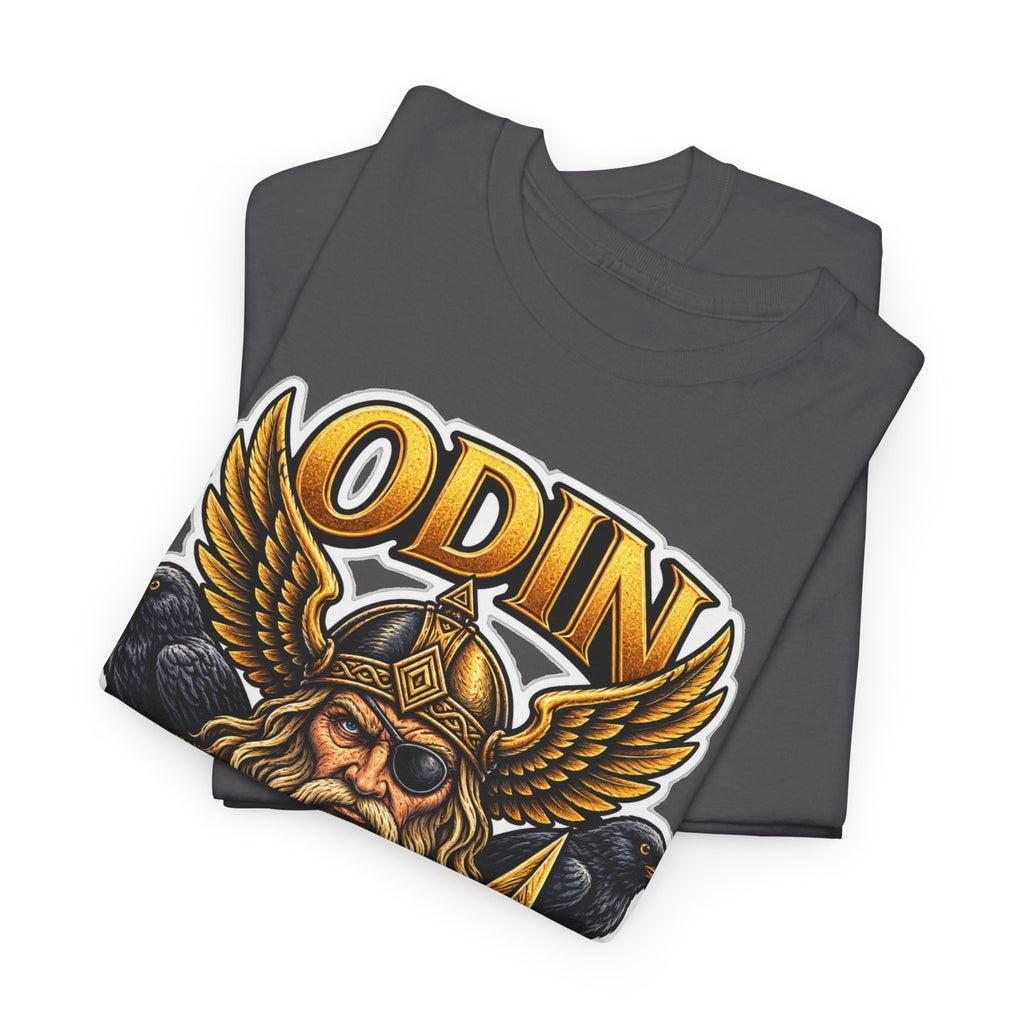 Odin Viking Cotton T-Shirt — Norse God Graphic Tee