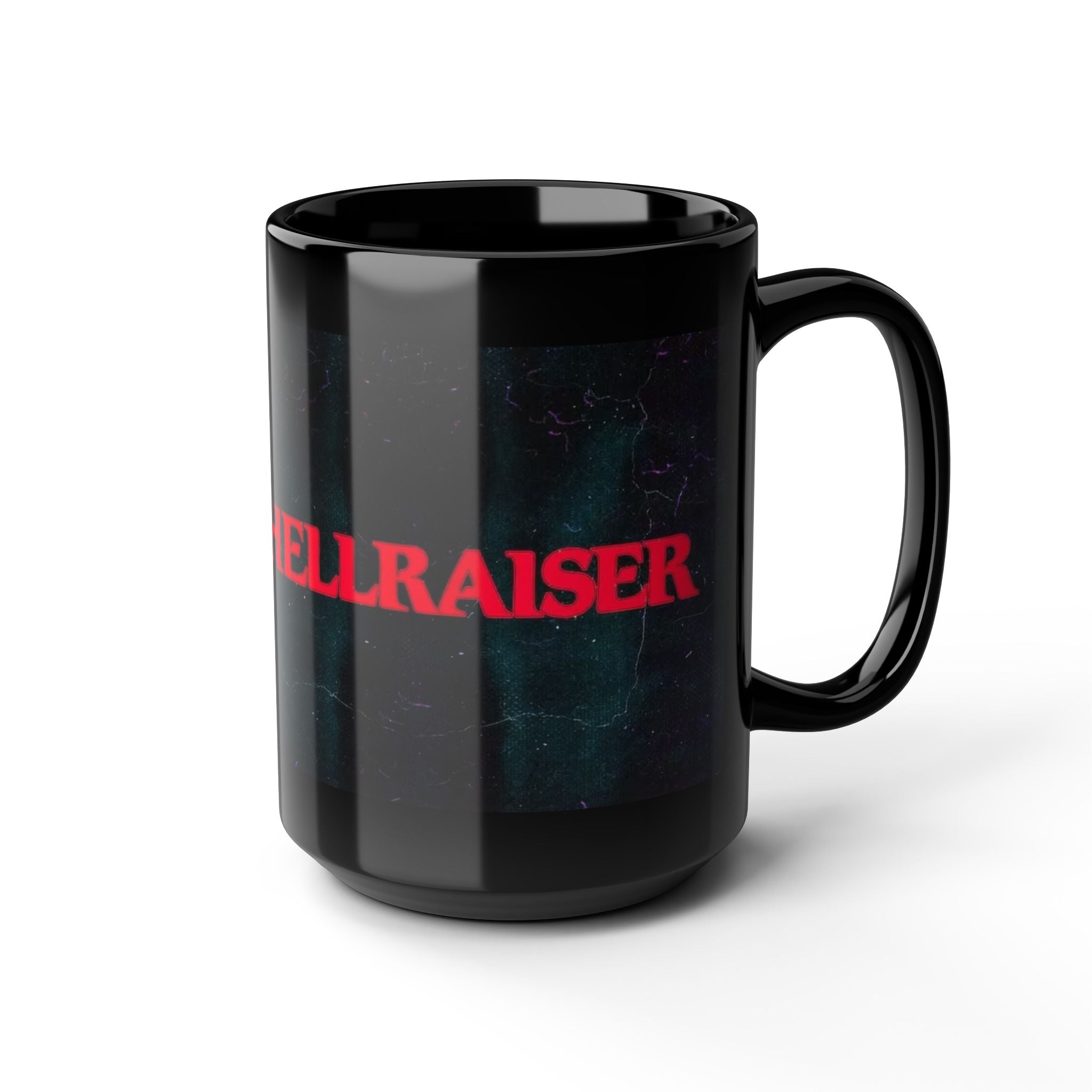 Hellraiser Movie Logo Black Coffee Mug — Horror Fan 11oz/15oz