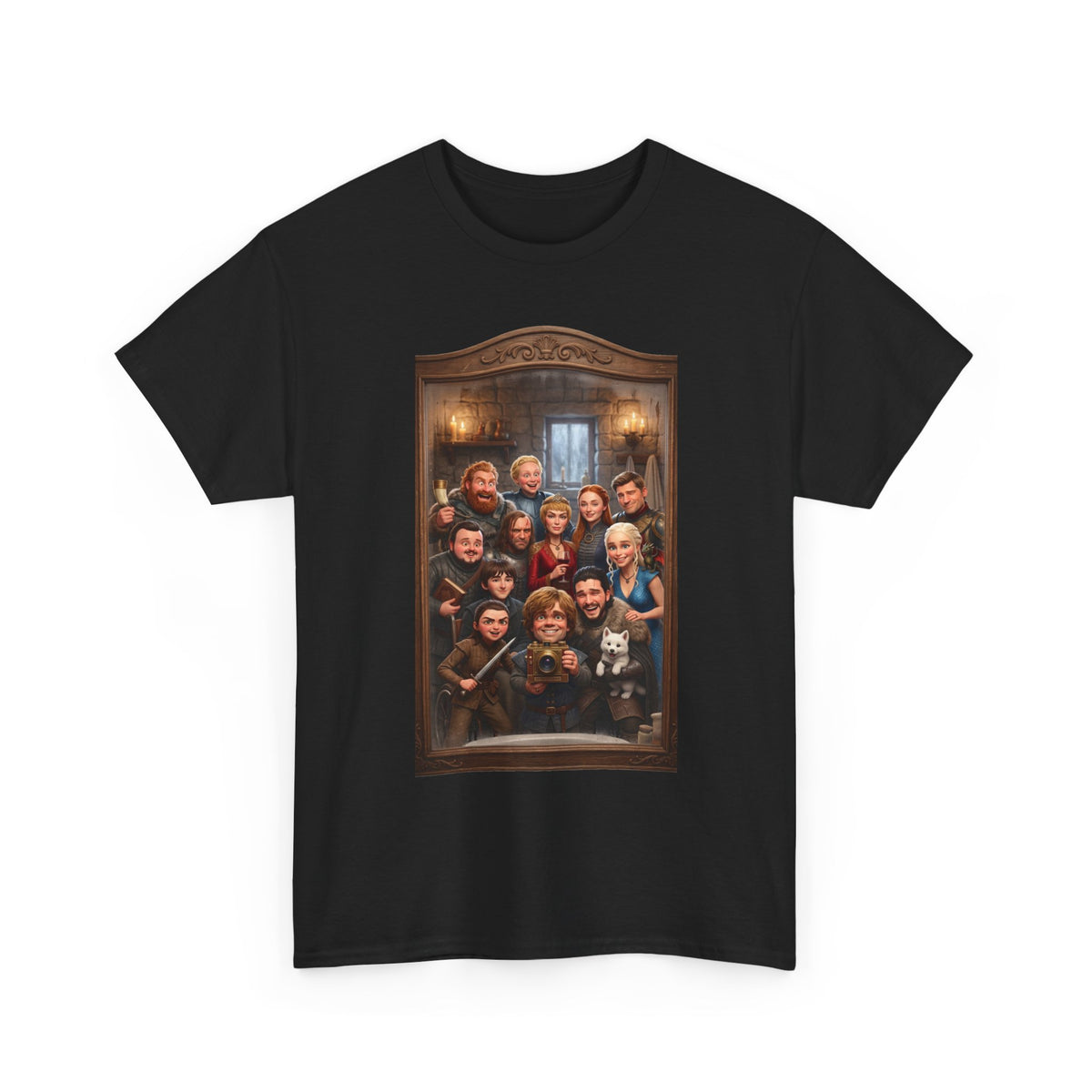 Game of Thrones Cast Portrait Inspired Cotton T-Shirt