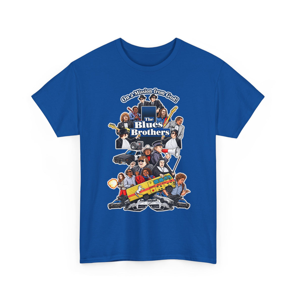 The Blues Brothers Movie Graphic Cotton T-Shirt