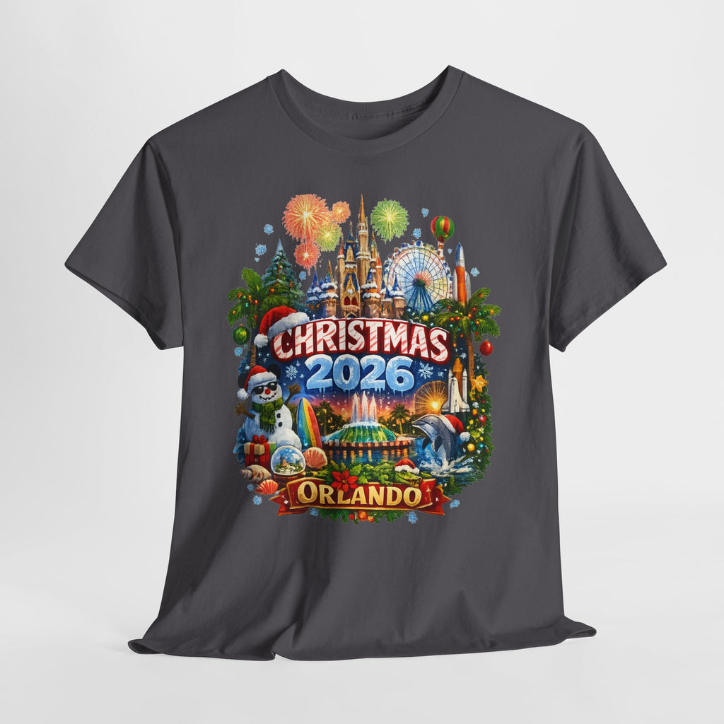 Christmas 2026 Orlando T-Shirt — Holiday Theme Park Souvenir Tee