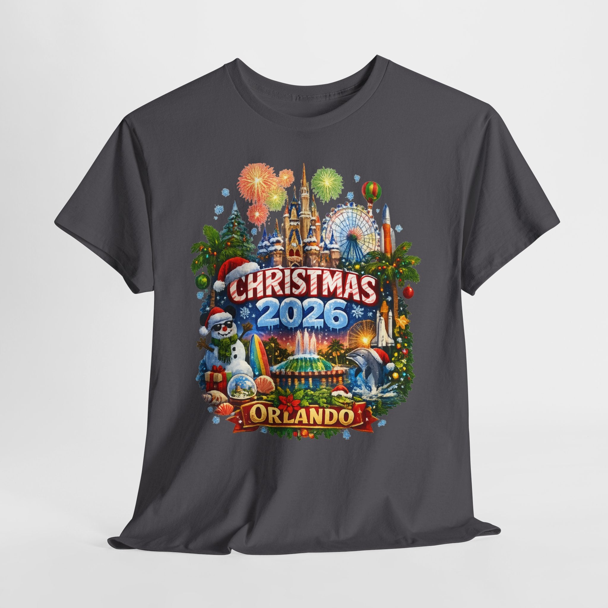 Christmas 2026 Orlando T-Shirt — Holiday Theme Park Souvenir Tee