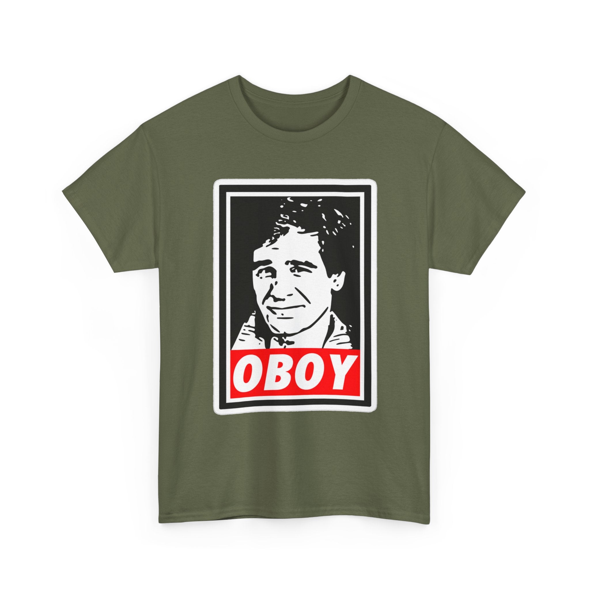 Oboy Quantum Leap Graphic Tee — Retro Pop Art Portrait T‑Shirt