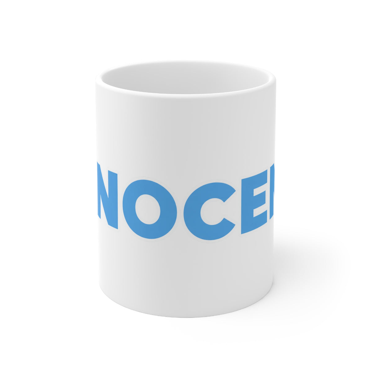 INNOCENT Bold Blue Ceramic Coffee Mug — 11oz & 15oz