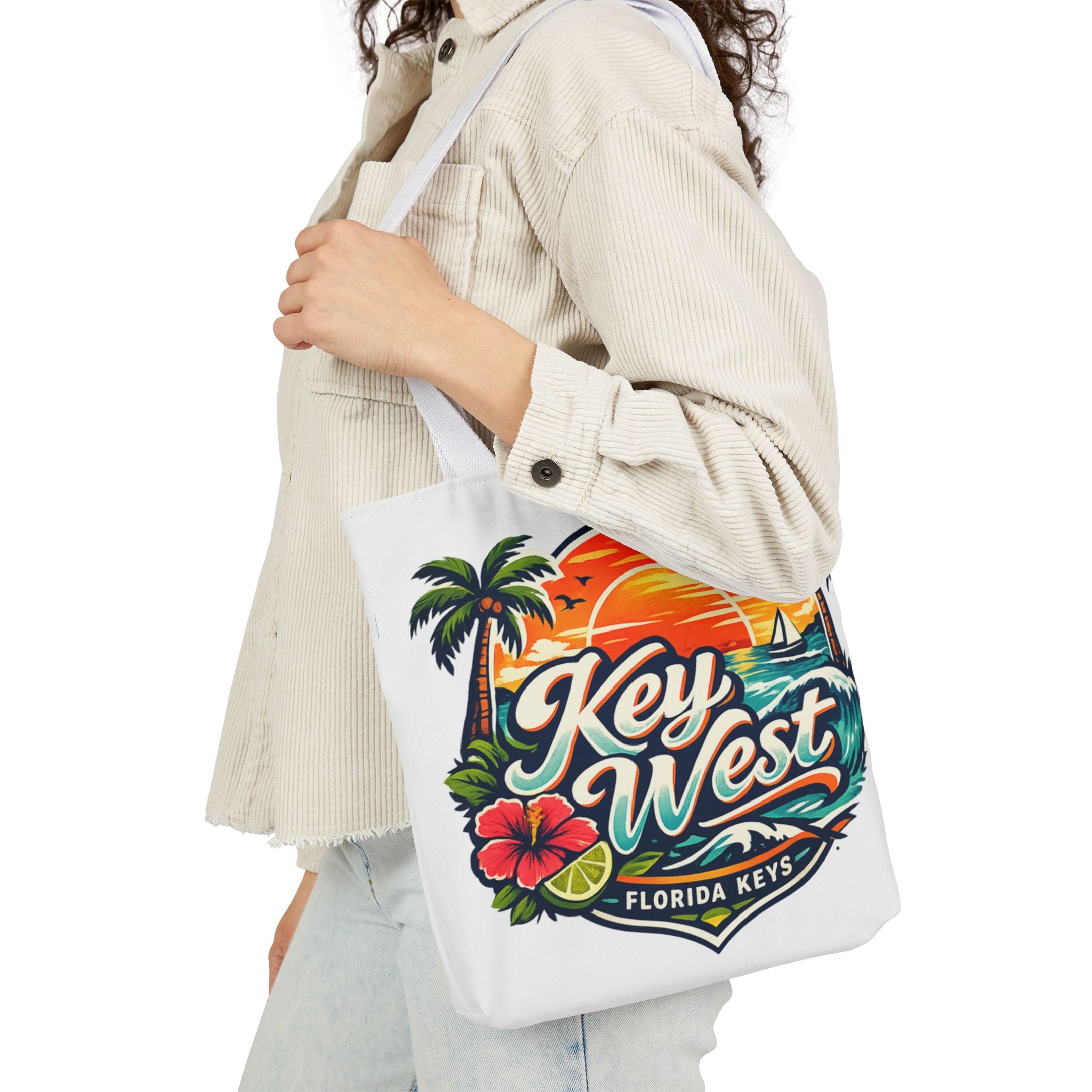 Key West Sunset Canvas Tote