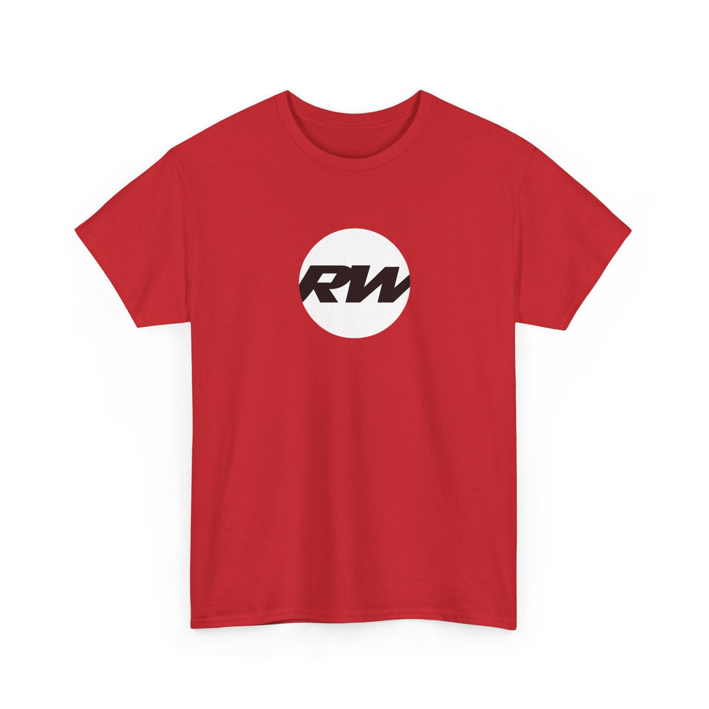 RW Logo T‑Shirt — Minimalist Retro Circle Graphic Tee