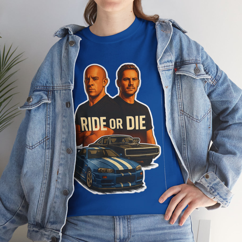 Ride or Die Street Racing Graphic Cotton Tee