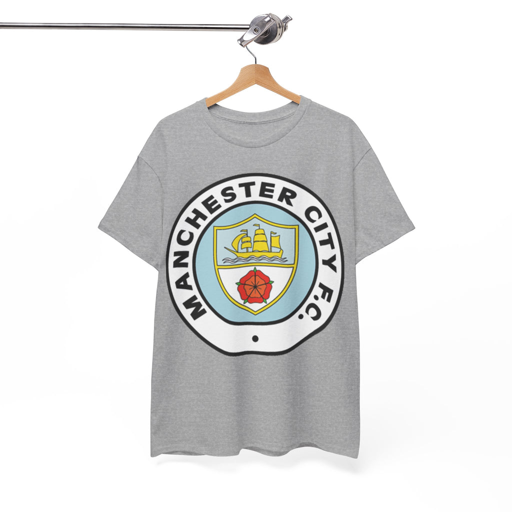 Manchester City F.C. Retro Crest T-Shirt – Retro Football Fan Tee