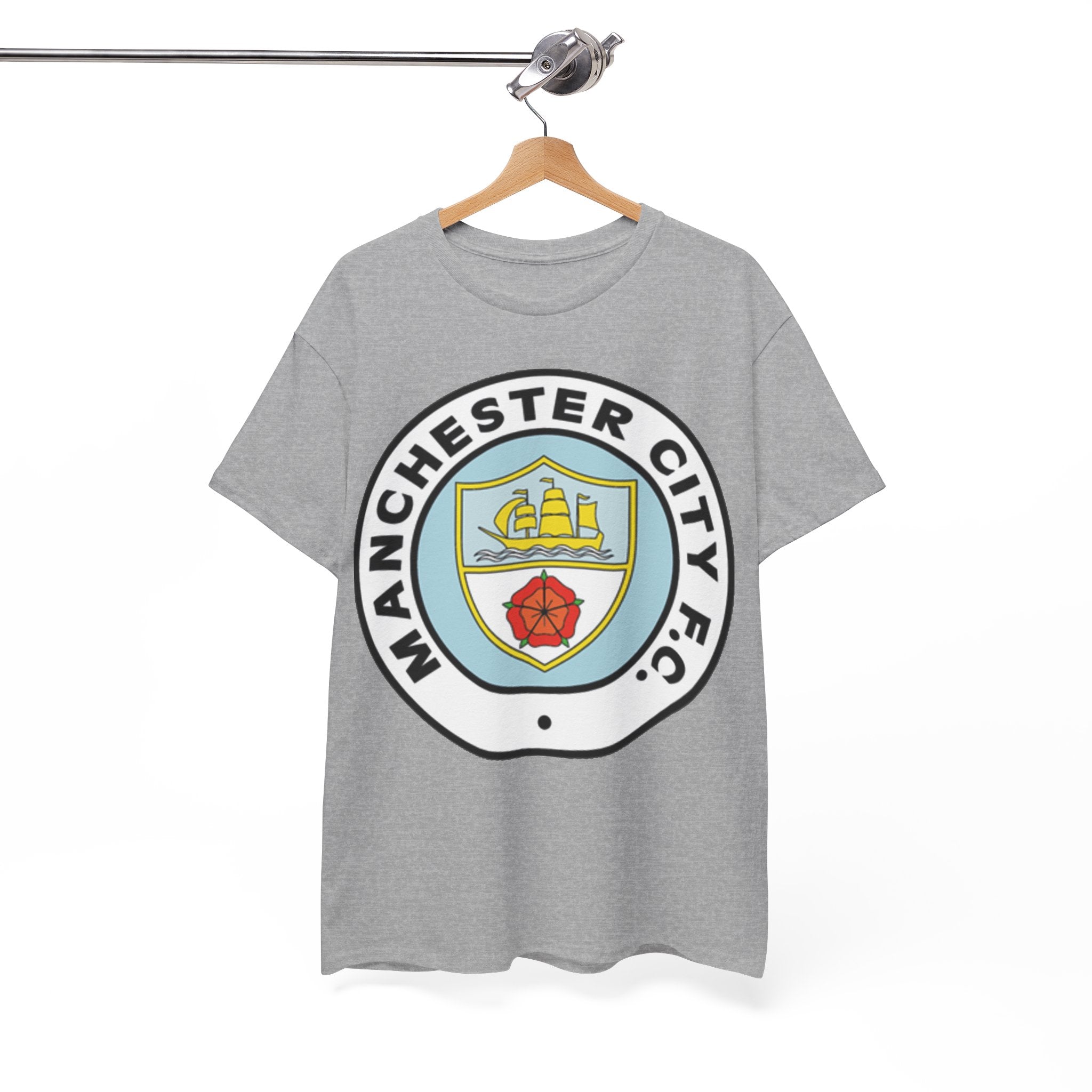 Manchester City F.C. Retro Crest T-Shirt – Retro Football Fan Tee
