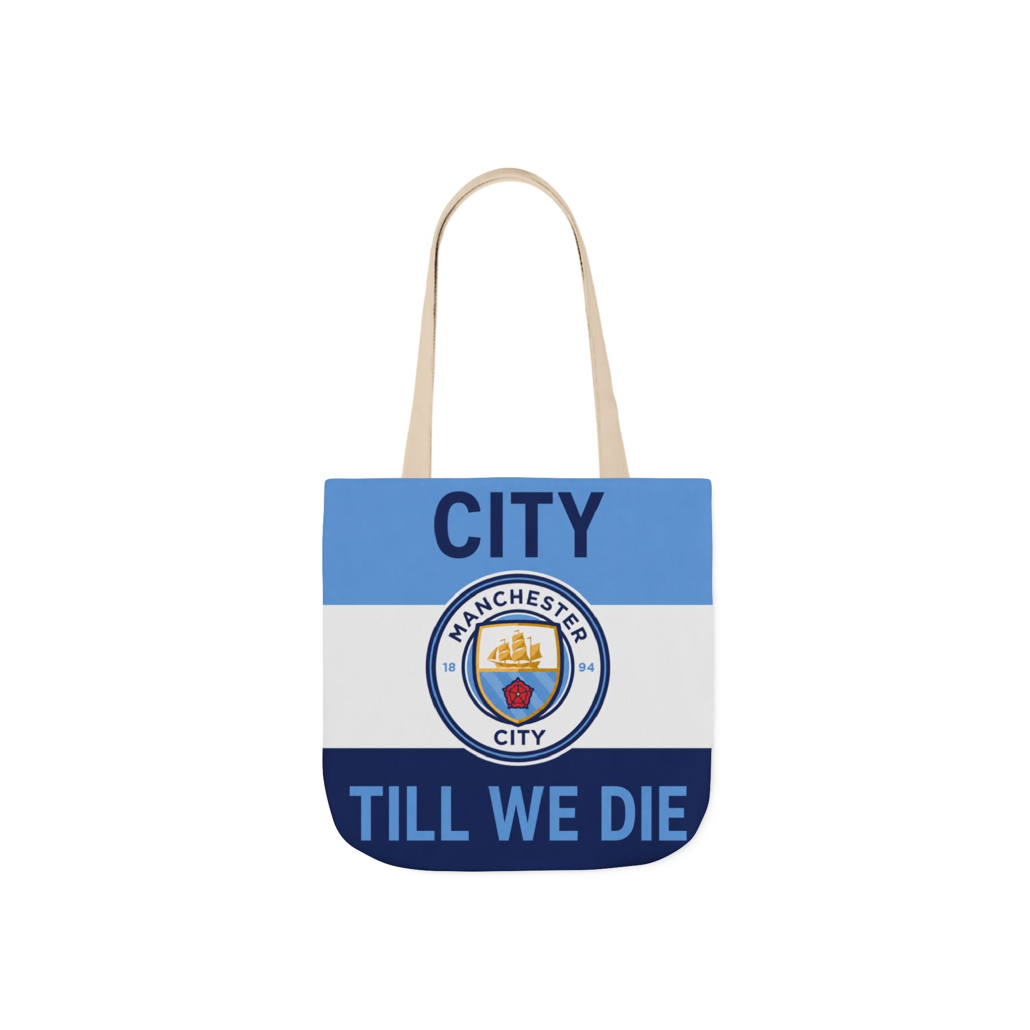 City Till We Die Unofficial Canvas Tote Bag — Manchester Football Fan Bag